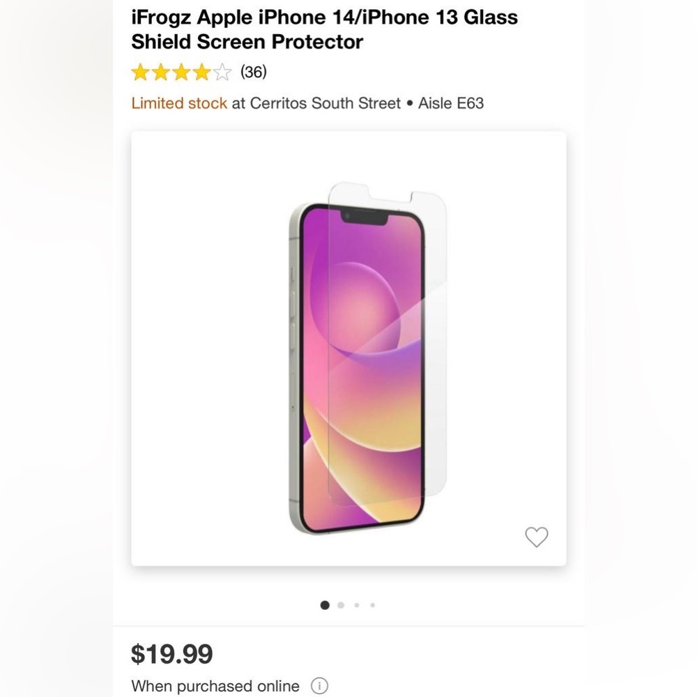 Tempered glass screen protector